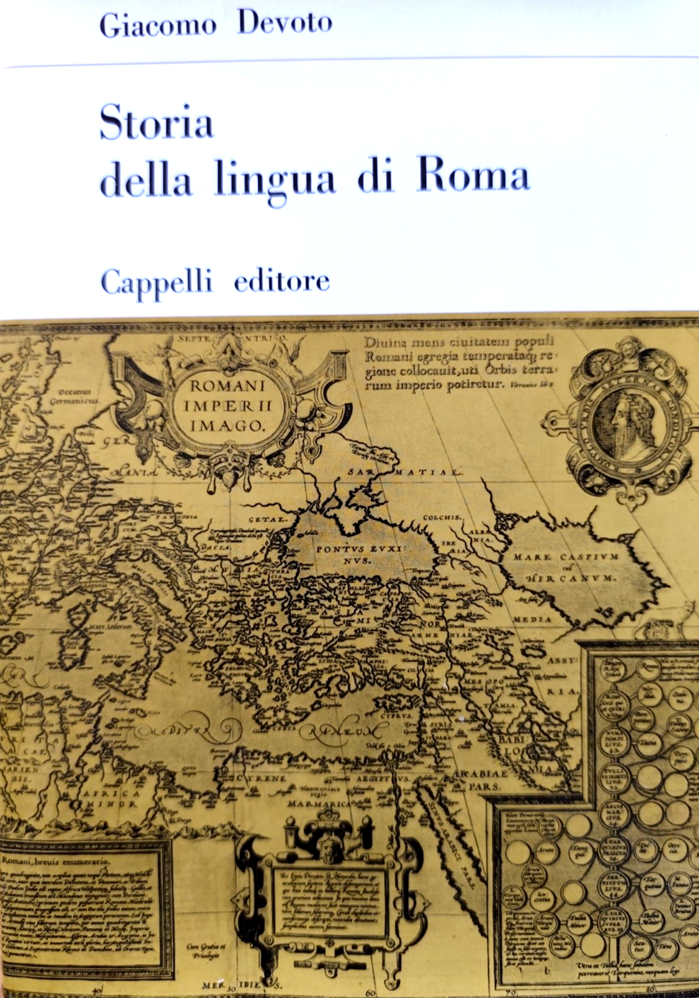Storia della lingua di Roma, Giacomo Devoto - Cappelli ed. 1969