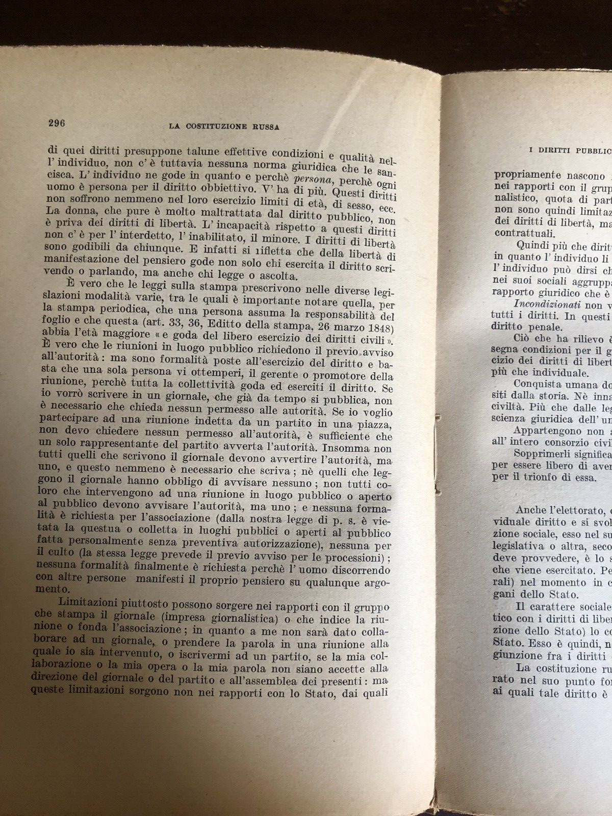 LA COSTITUZIONE RUSSA diritto e storia - MARIO SERTOLI, LE MONNIER 1928