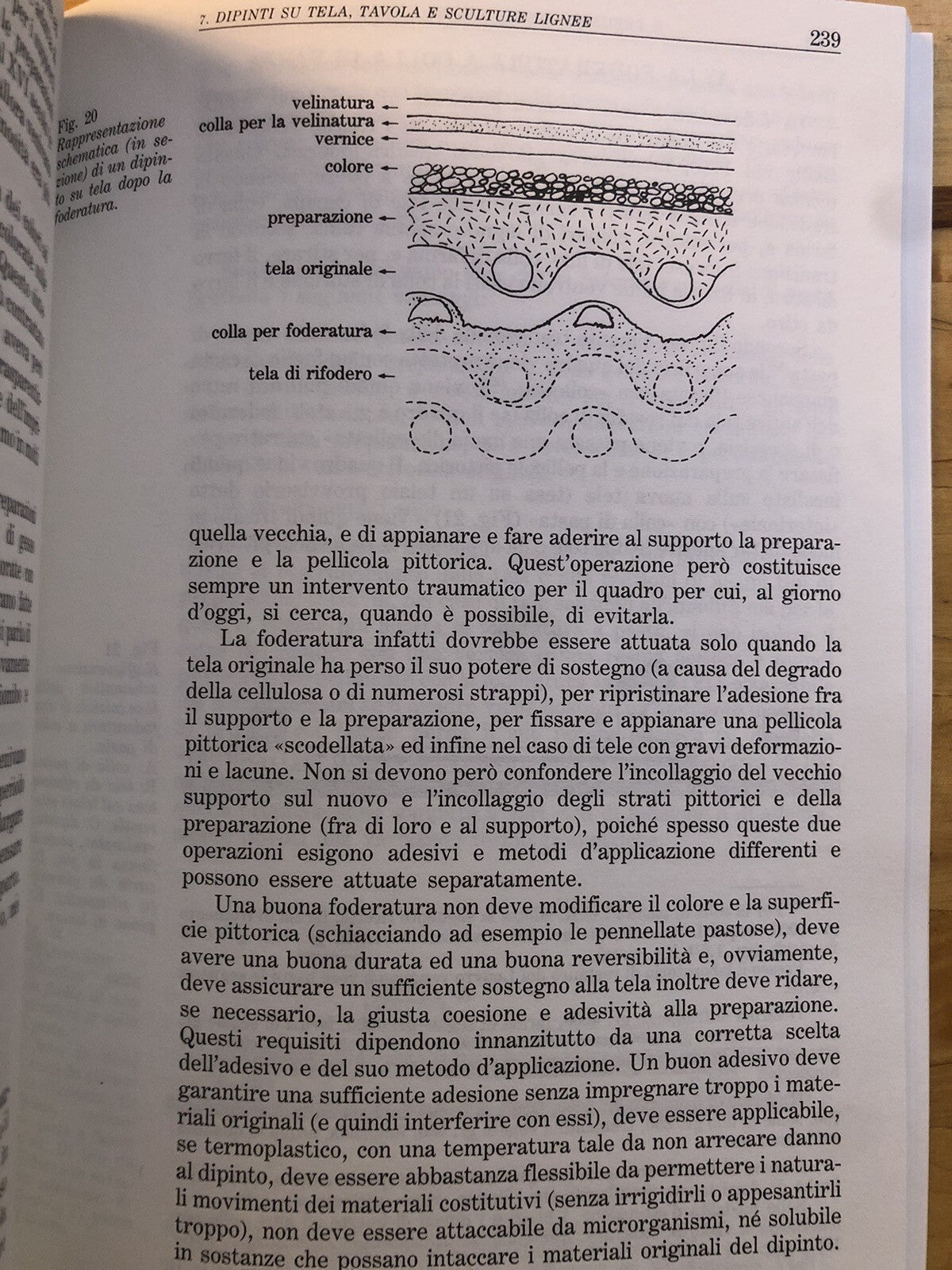 Il restauro dei dipinti e delle sculture lignee, Giuseppina Perusini. Del Bianco