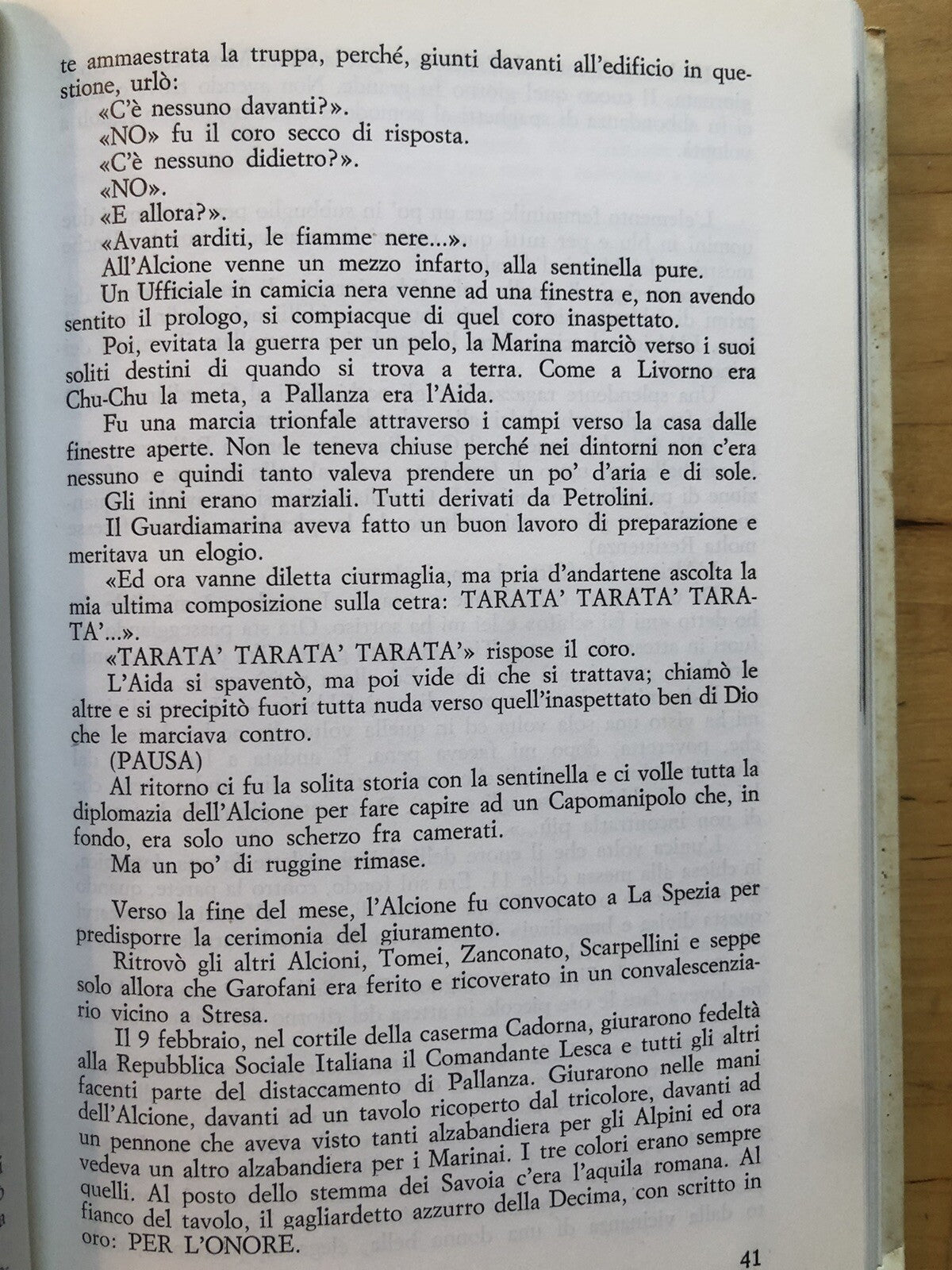 Un alcione dalle ali spezzate Parte terza, La Caduta. Sergio Nesi *Autografato**