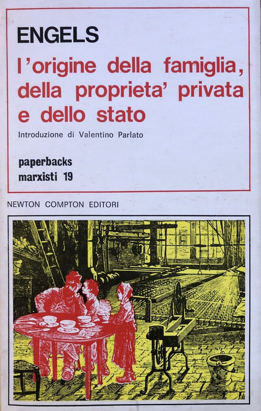 L'origine della famiglia della proprietà privata e dello Stato, Engels. 1974