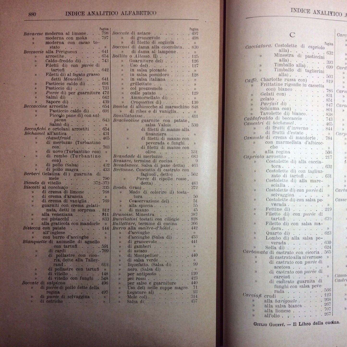IL LIBRO DELLA CUCINA, GIULIO GOUFFÉ, SONZOGNO EDITORE, 1895