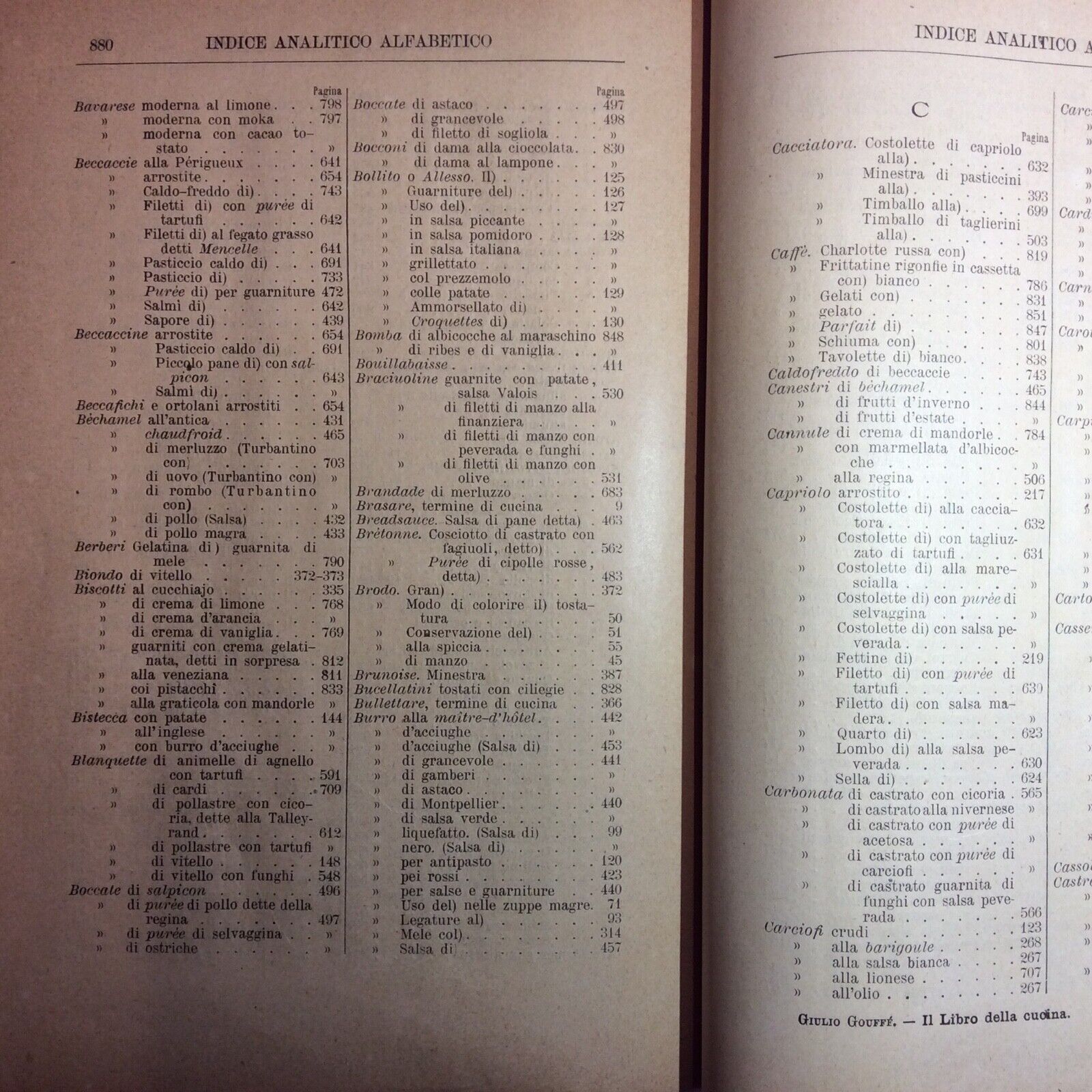 IL LIBRO DELLA CUCINA, GIULIO GOUFFÉ, SONZOGNO EDITORE, 1895