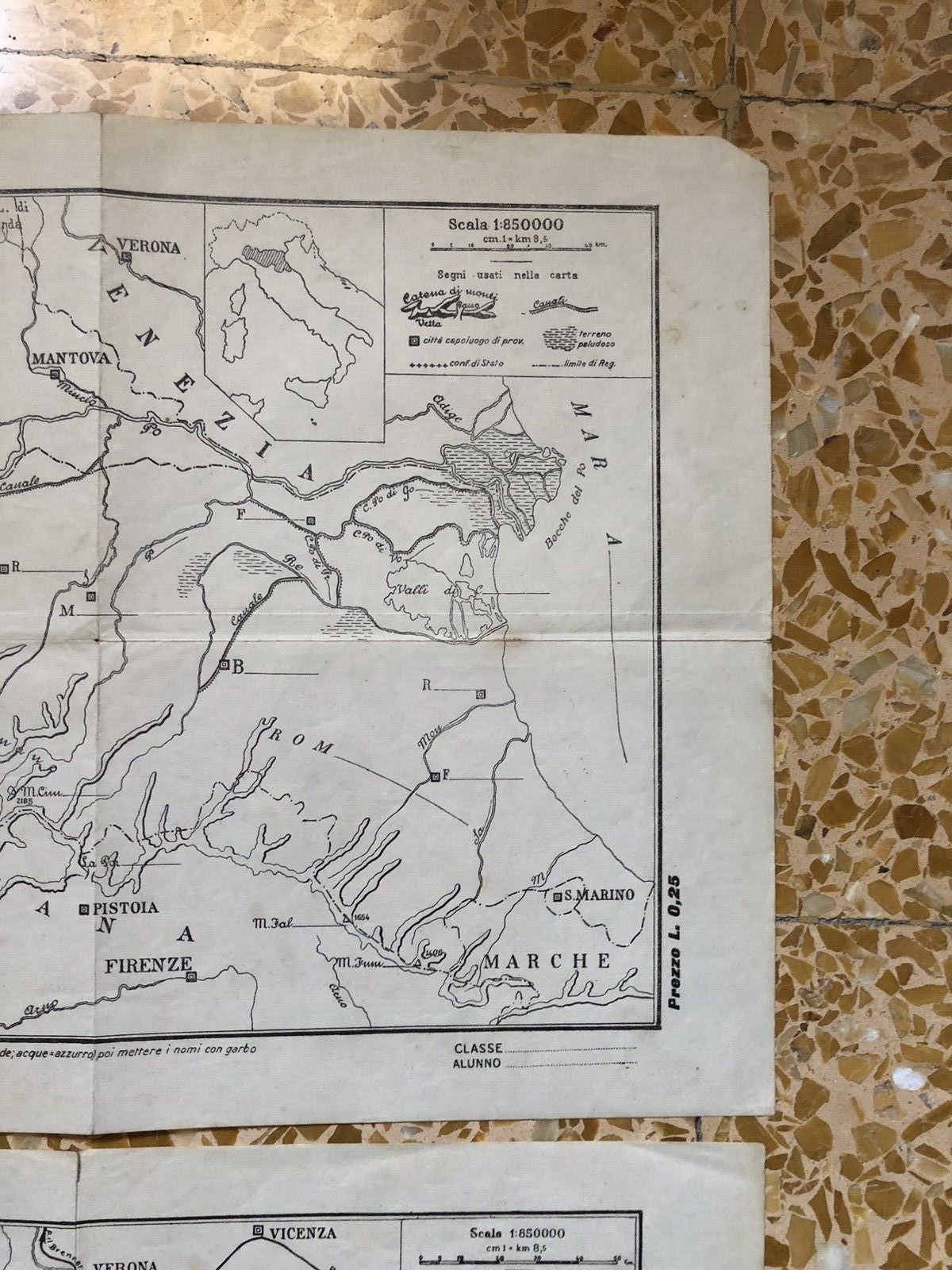 CARTOGRAFIA - EMILIA FISICA, EMILIA POLITICA