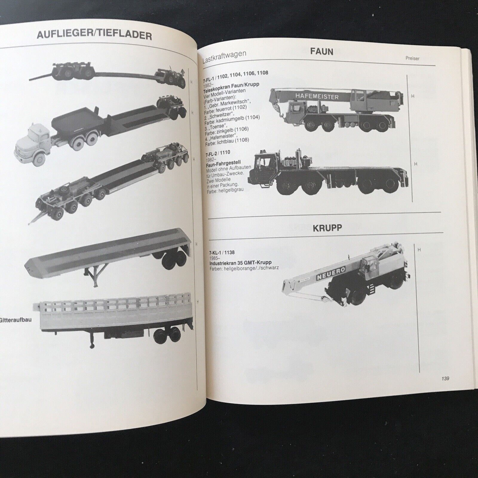 MODELLAUTO KATALOG HO-LKW, Alba, Uwe Ruck / Eberhard Fluhs.