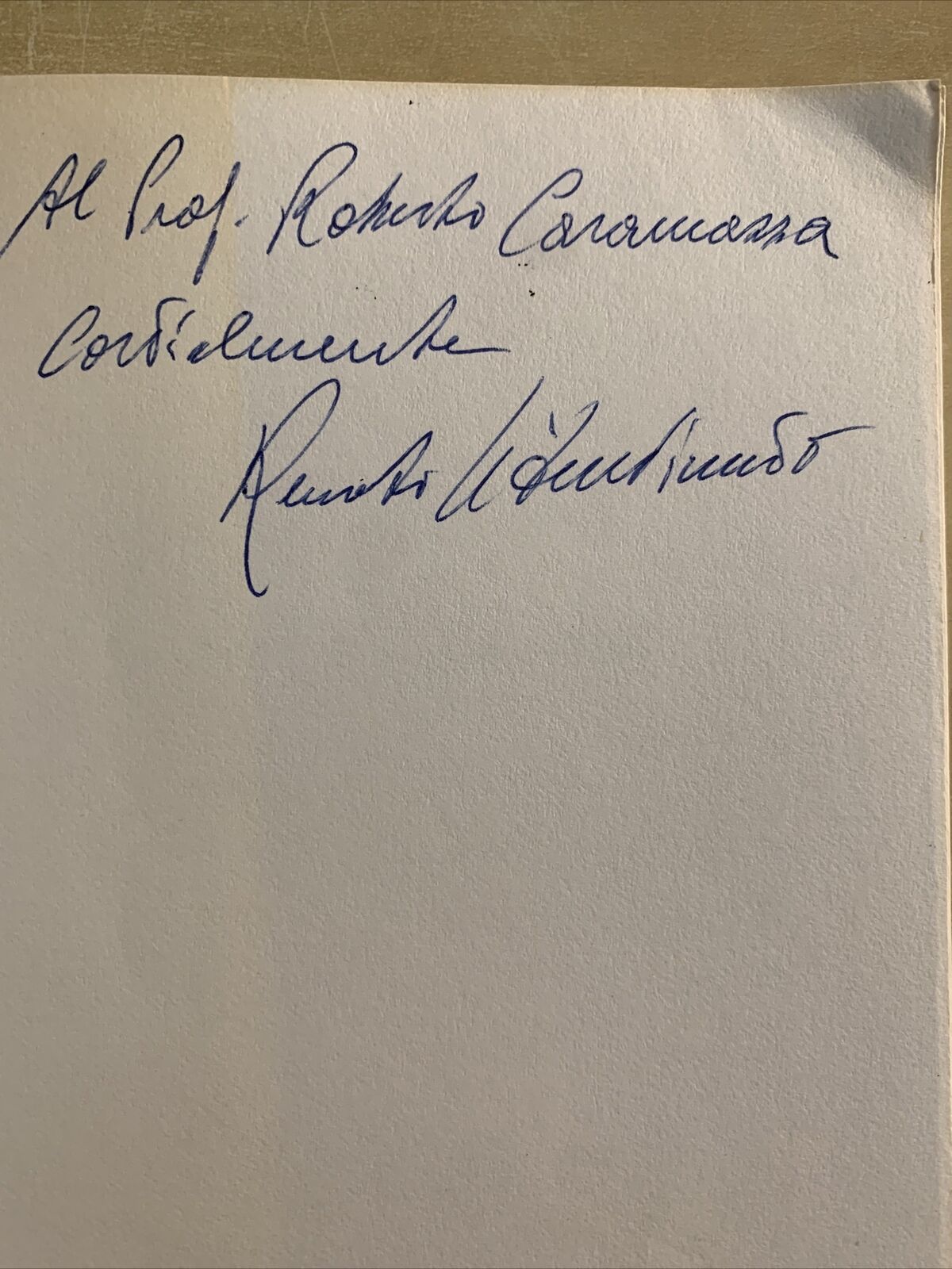 L'AMAREZZA DEL LAURO - RENATO DI FERDINANDO. CAPPELLI ** autografo autore** #