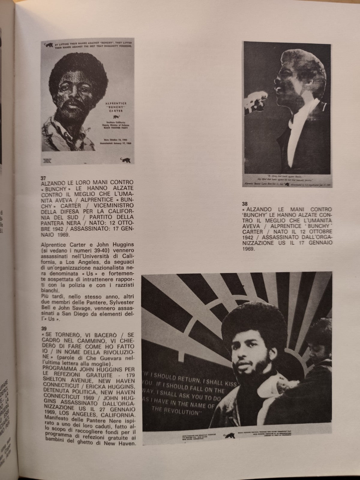 Le Pantere nere - L'era di Johnson, edizioni la Pietra 1970 - 1968