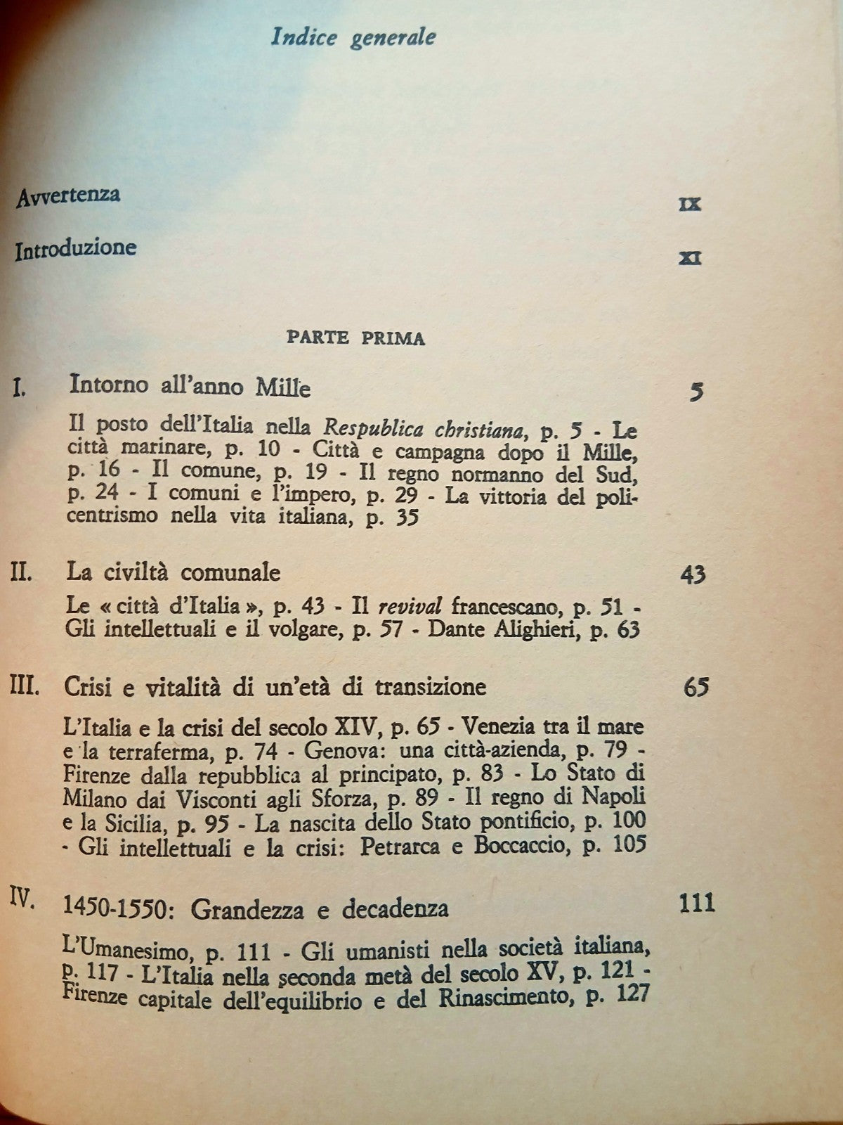 Storia degli italiani - Giuliano Procacci, Varia Club 1981 volume unico 580 pag.