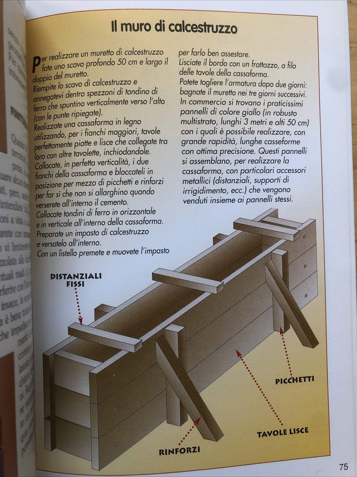 Lavori di muratura. Francesco Poggi, il fai da te. De Vecchi Editore 2001