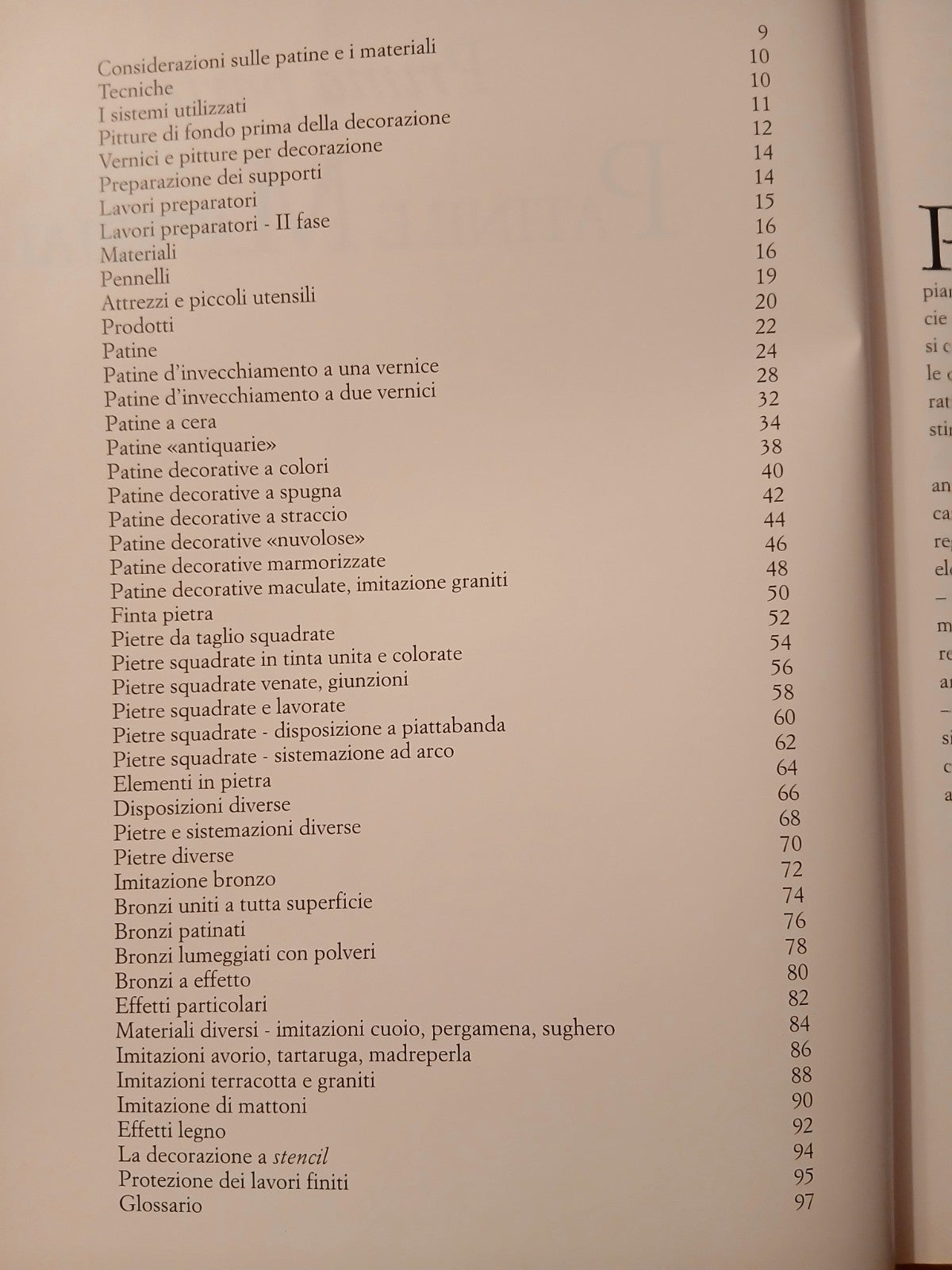 Pitture e decorazioni tecniche patine materiali - Roger Le Puill. Avallardi 1996