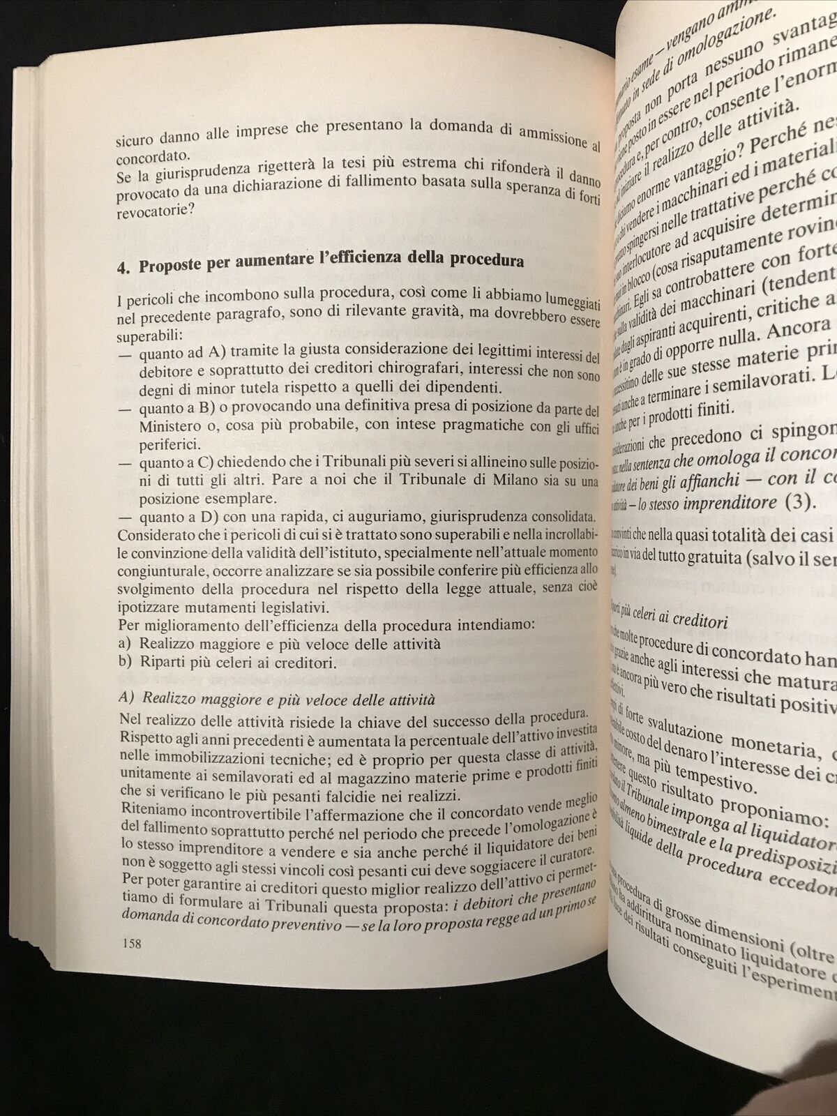 PROCEDURE CONCORSUALI, Istituto Bancario Italiano IBI Revocatorie istituti credi