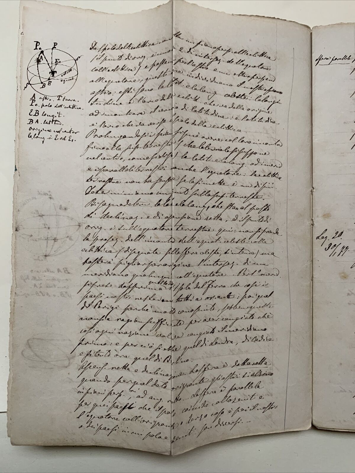 GOBBI BELCREDI Università Pavia 1876, Appunti di suo studente GEODESIA TEORETICA