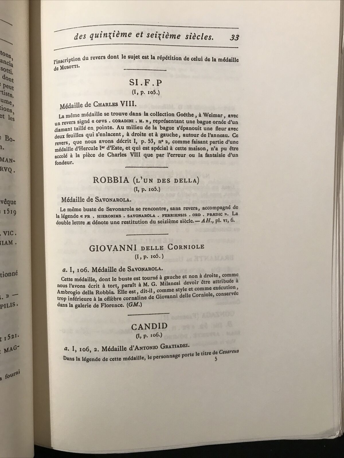 Les médailleurs italiens des XV et XVI siècles, FORNI RIST.ANASTATICA,TOME 3 #