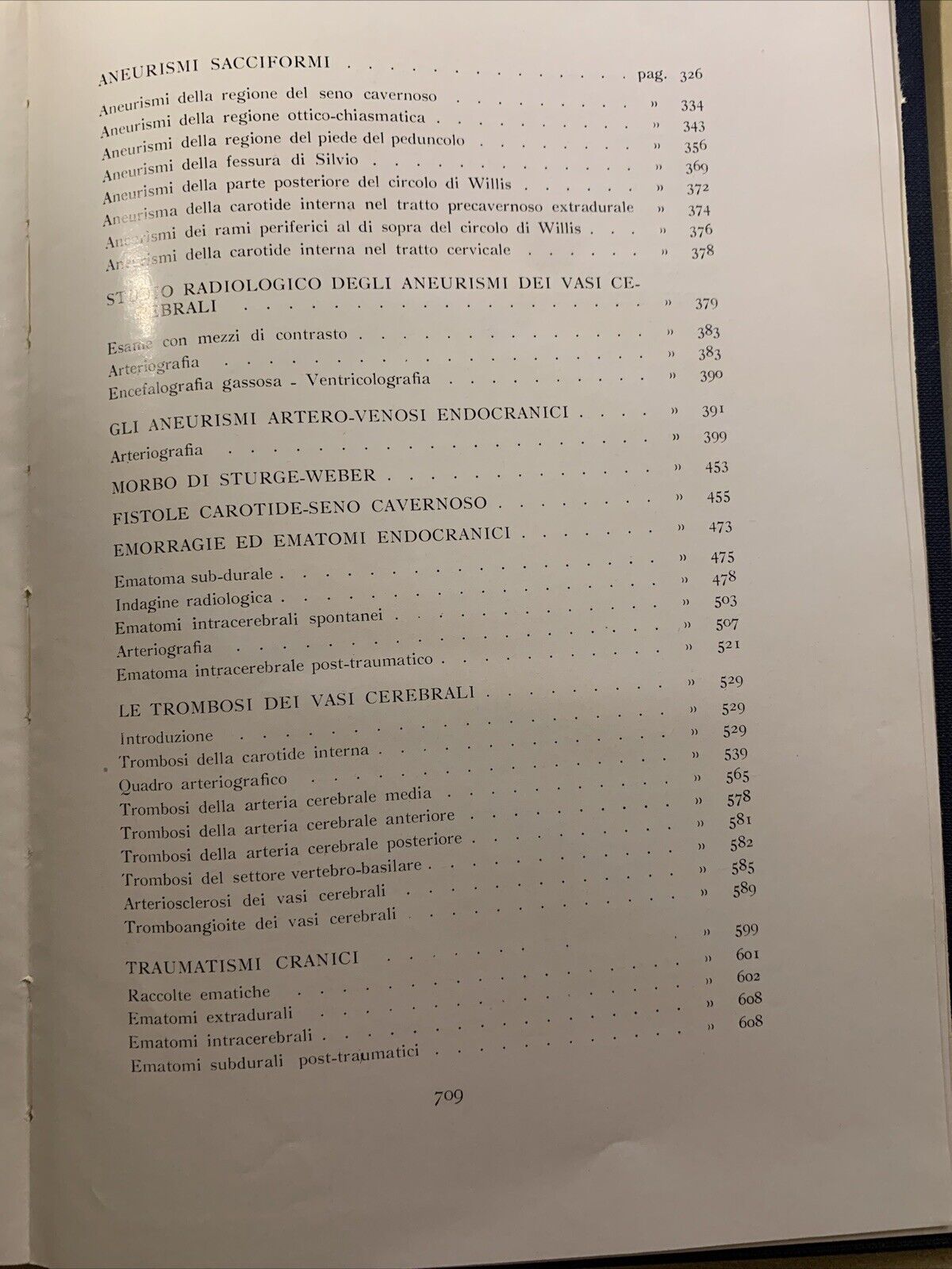 ANGIOGRAFIA CEREBRALE - MARIO MILLETTI, VOLUME PRIMO. LUIGI PARMA 1959