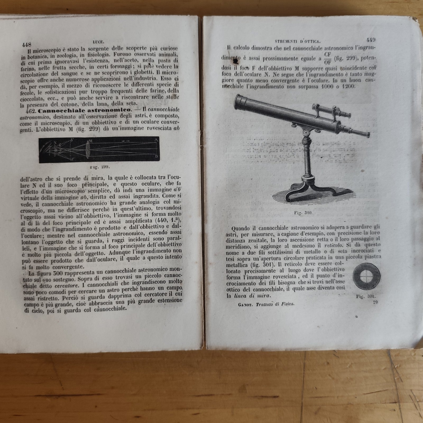 Trattato elementare fisica sperimentale applicata Meteorologia - A. Ganot 1857