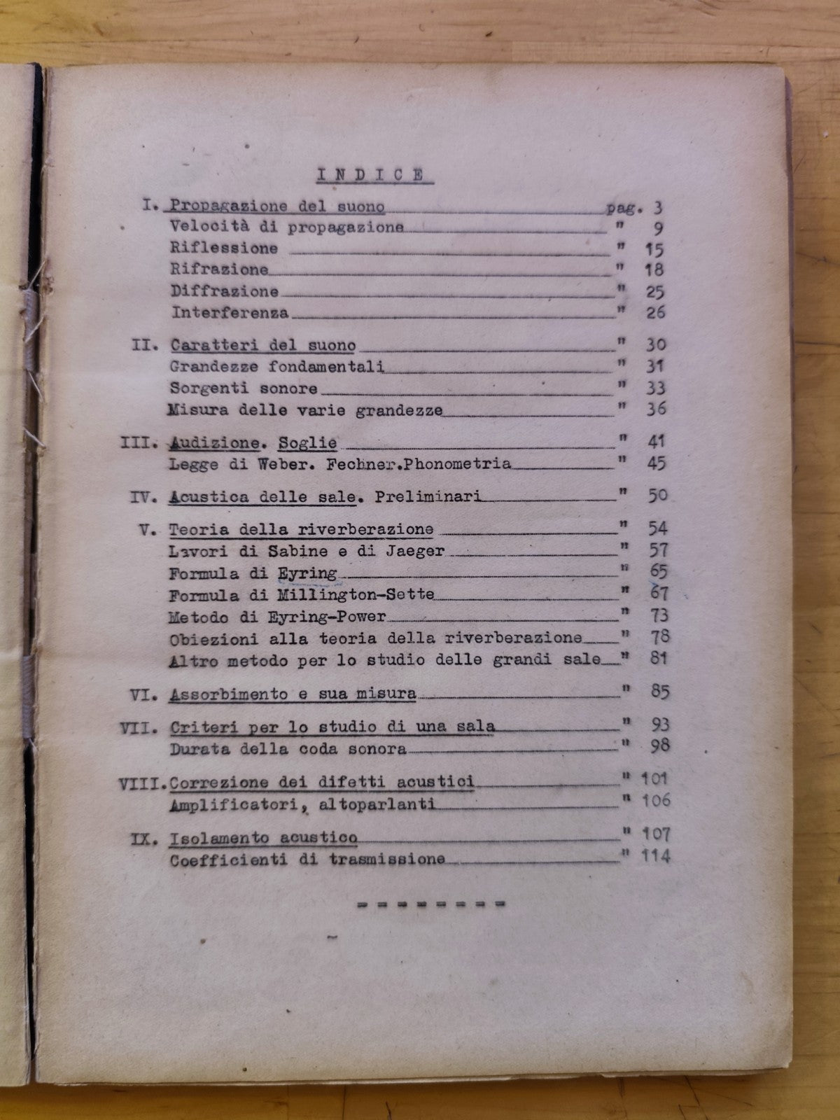 Acustica delle sale FISICA TECNICA per studenti di architettura, Magini Ranieri