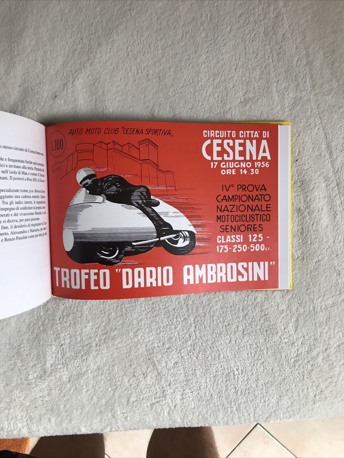 L'ultimo circuito di Cesena il trofeo "Dario Ambrosini" Carlo Dolcini A. forni 