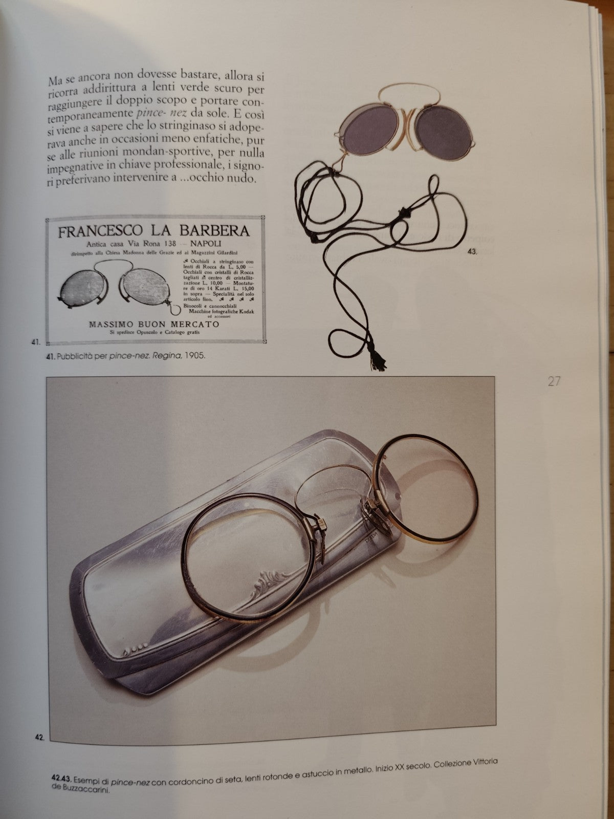 Occhiali & occhiali, storie di Moda. Giuseppe Pellissetti. Zanfi ed. 1990