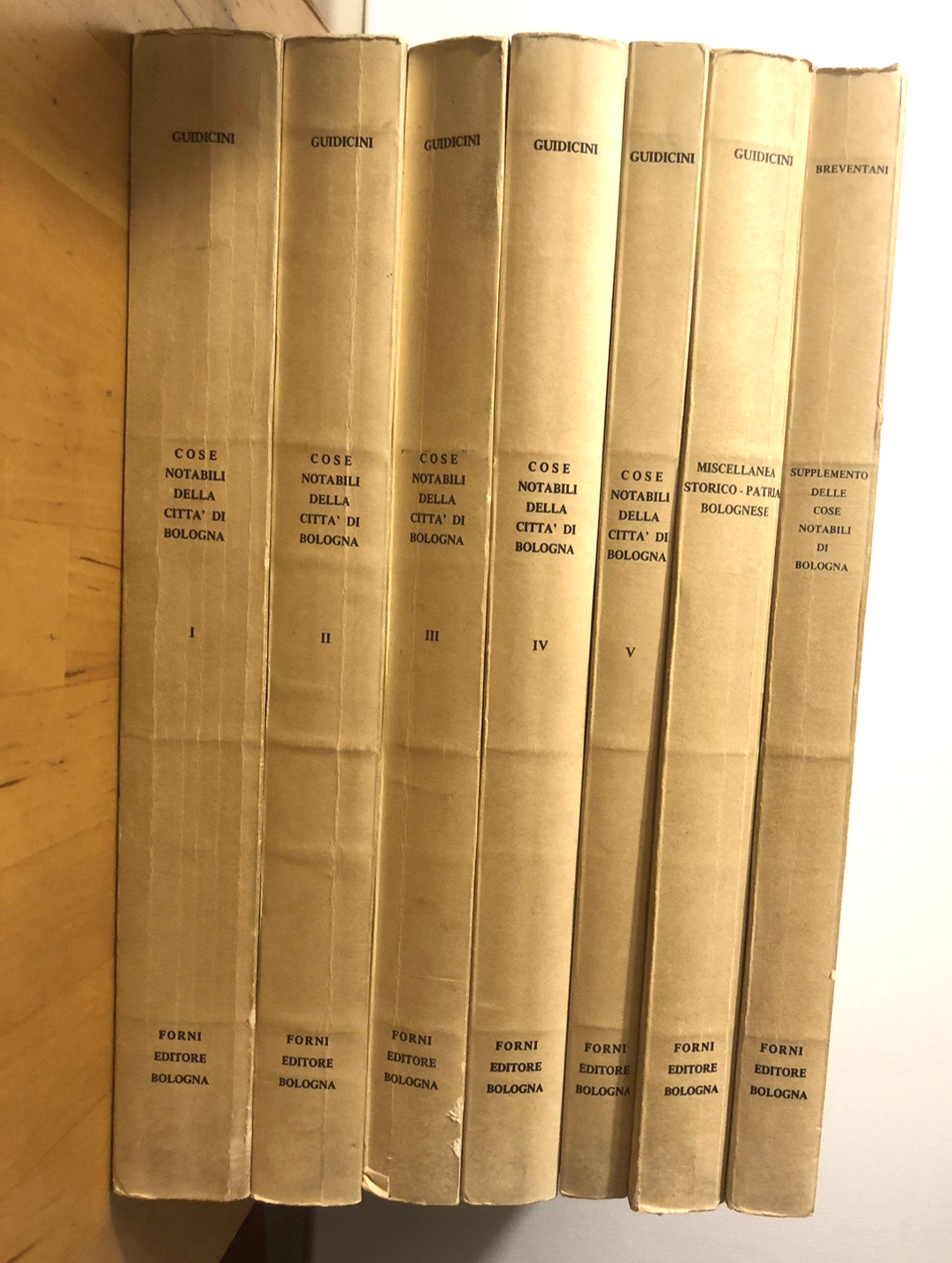 Cose notabili della città di Bologna, Giuseppe Guidicini, Arnaldo Forni ristampa