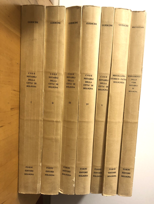 Cose notabili della città di Bologna, Giuseppe Guidicini, Arnaldo Forni ristampa