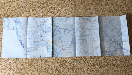 CARTOGRAFIA ANTICA Bardonecchia Melezet Les Arnauds Guglia Rossa Rocca Lanfola