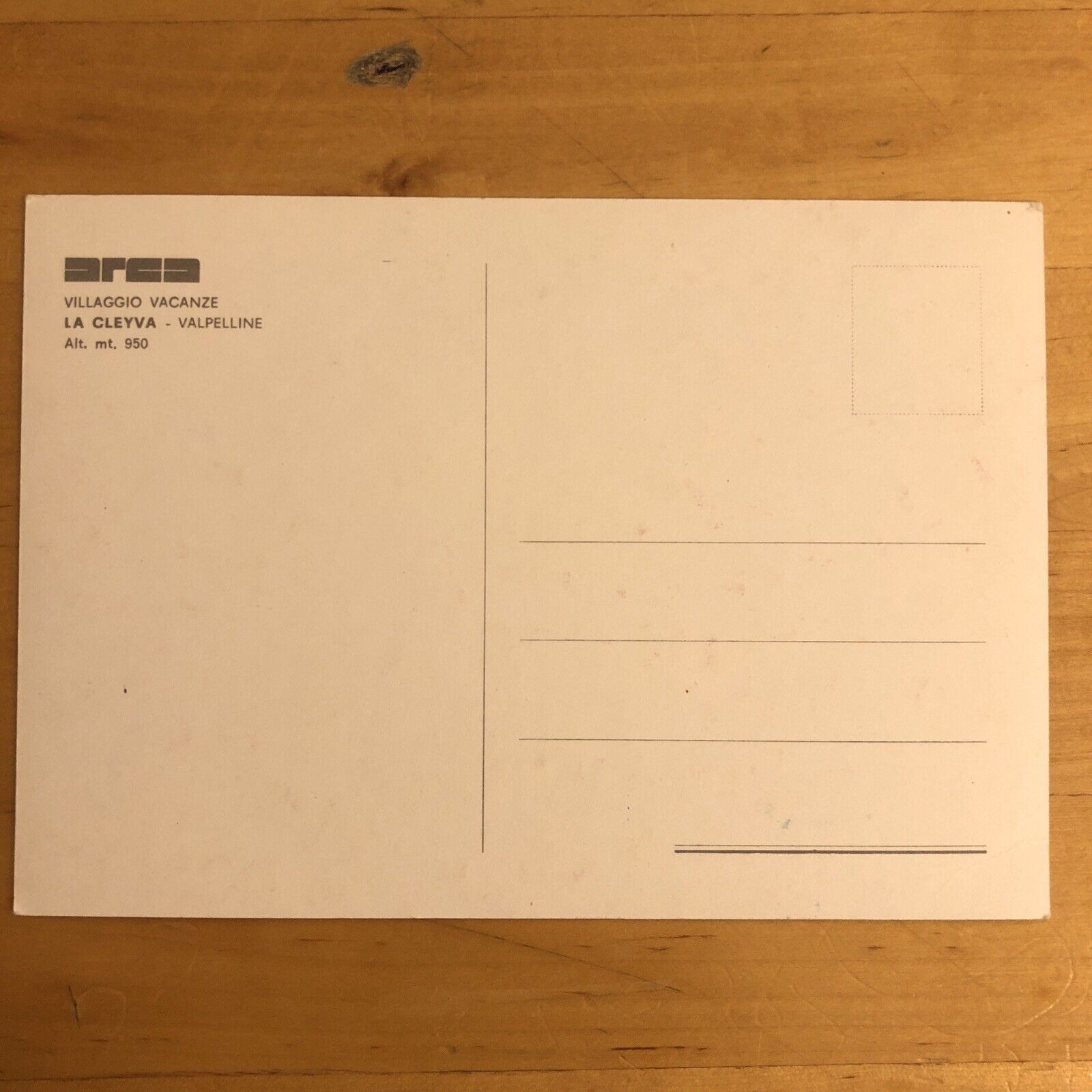 Cartolina VALPELLINE - LA CLEYVA  non viaggiata