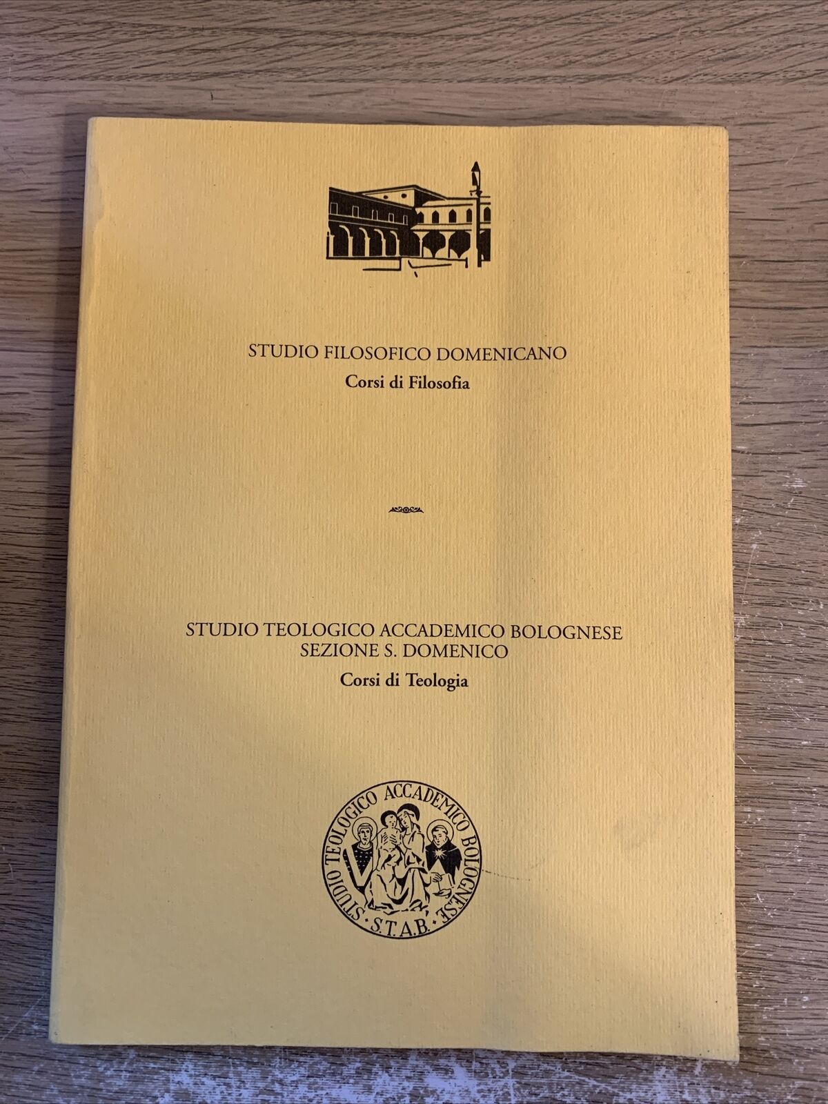 Studio teologico accademico bolognese sezione s. domenico. Studio filosofico dom
