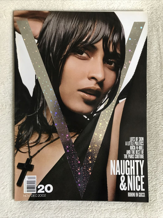 V MAGAZINE 20 - NOV/DEC 2002  - ROHINI IN GUCCI