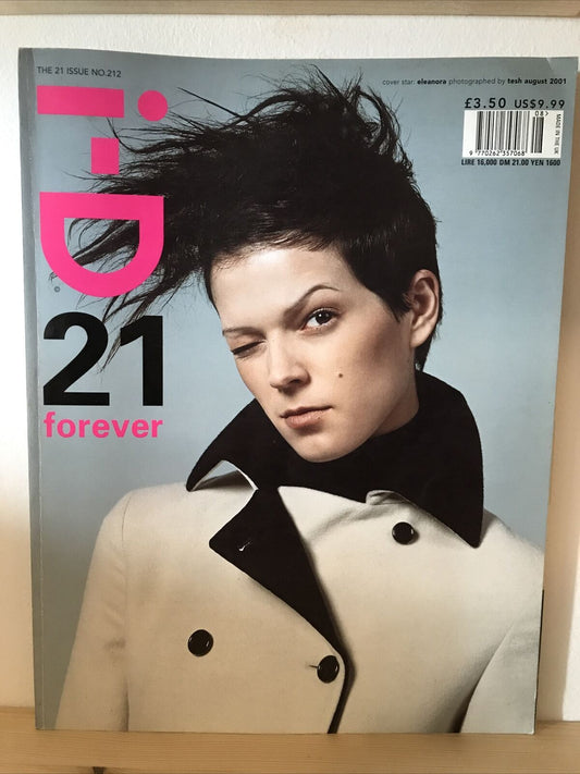 I-D Magazine no. 212 august 2001. BJORK, TOM FORD, V. SORRENTI, JULIEN MACDONALD