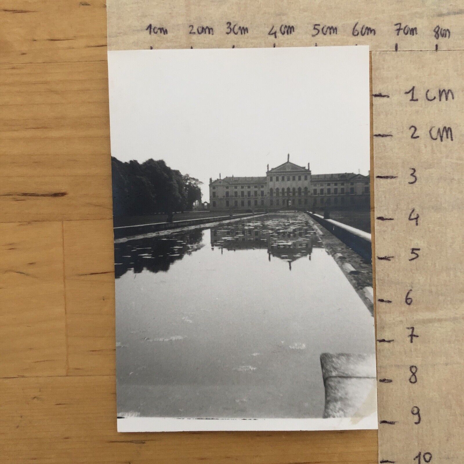 Fotografie Strà Villa Pisani anni '40 - 2 foto 6x9 cm
