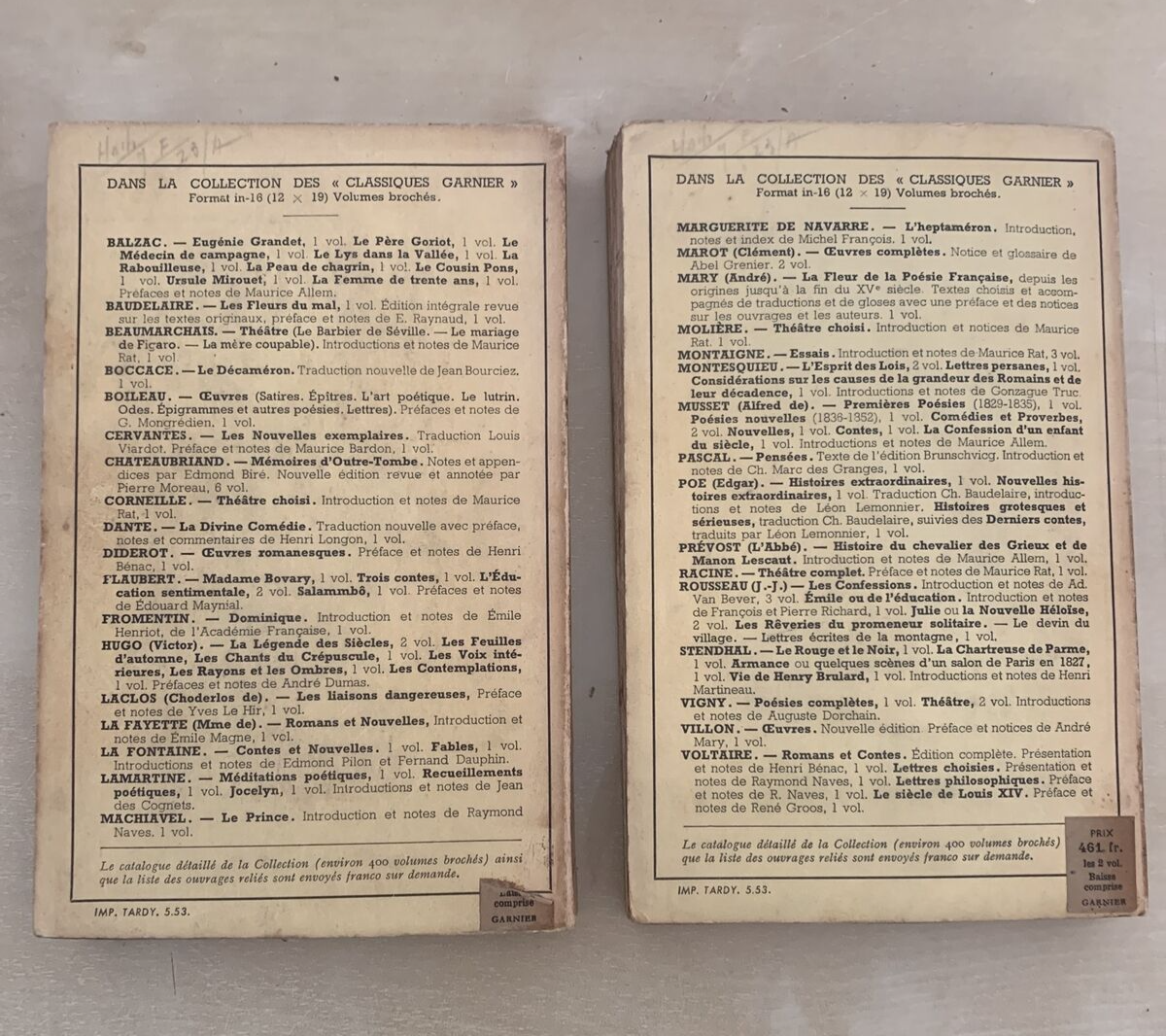 VOLTAIRE - Le Siècle de Louis XIV. René Groos, Tome 1 e 2.  Garnier 1947 #