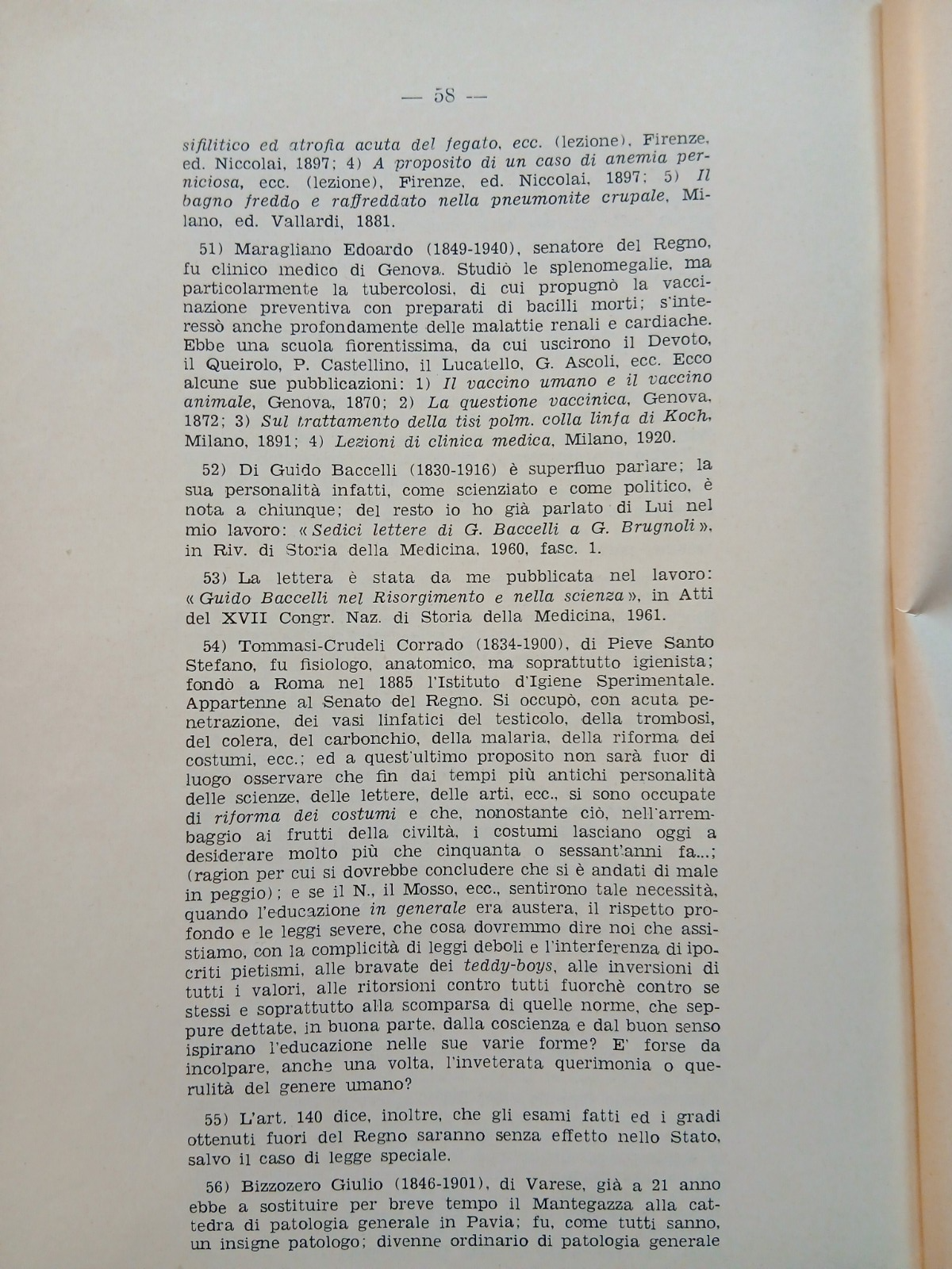 Luigi Concato e la cattedra torinese di clinica medica - Alessandro Simili 1962