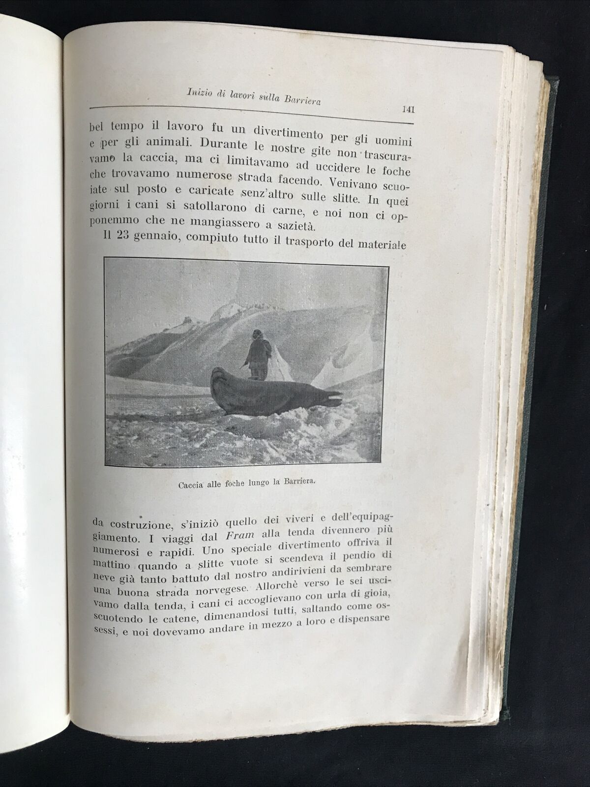 La conquista del polo sud, Roald Amundsen, F.lli Treves Edit. 1913 VOLUME PRIMO