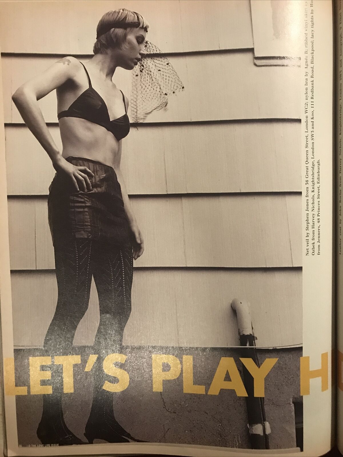 Goldie CRAIG McDEAN Helmut Lang STEVEN KLEIN Snowboarding i-D magazine 1996 July