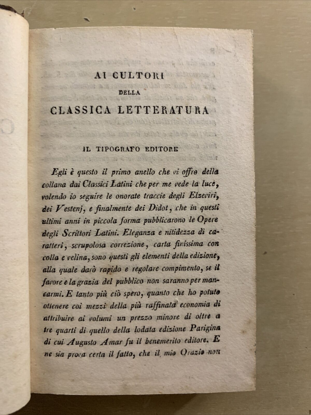 Le opere di C. C. Sallustio. Nicolò Bettoni 1828