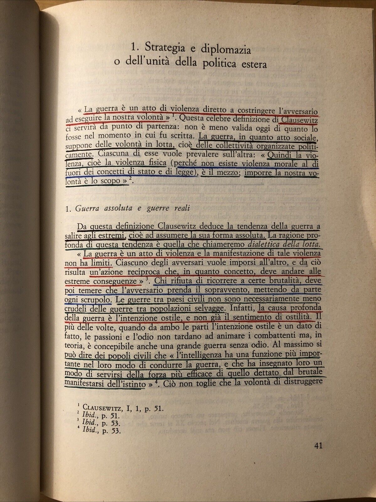 Pace e guerra tra le nazioni, Raymond Aron. edizioni di Comunità 1970