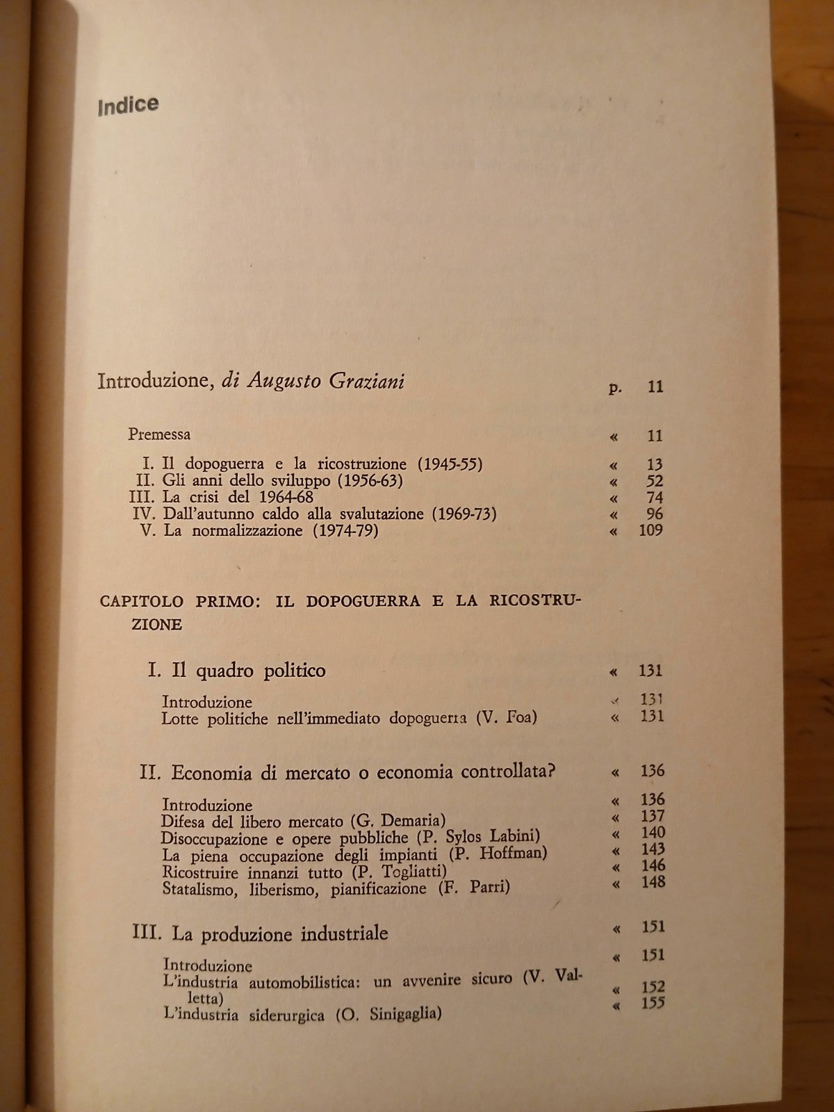 L'economia italiana dal 1945 a oggi - Augusto Graziani - il Mulino 1979