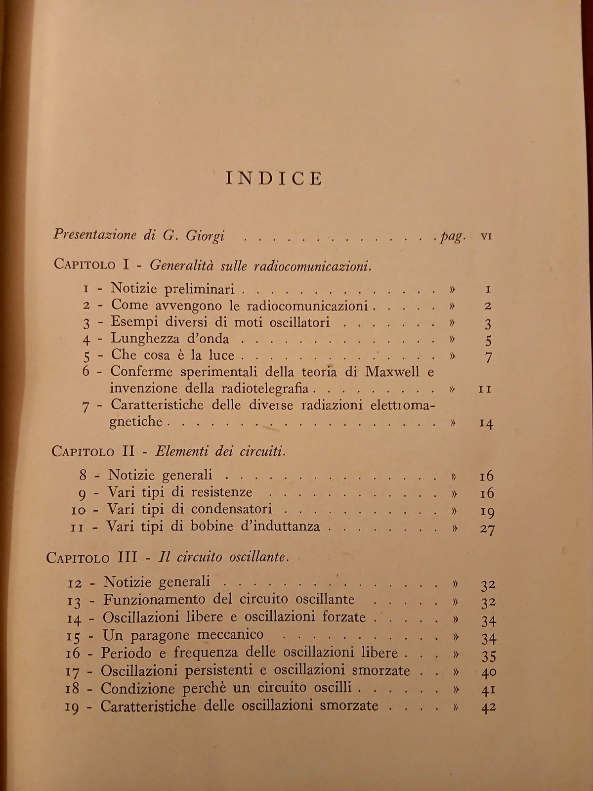 Elementi di Radiotecnica - Giacomo Giuliani - Manuali Minerva 1947