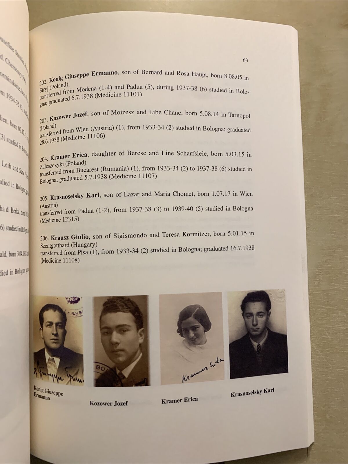 BOLOGNA 1938 Silence and Remembering. The Racial laws and the foreign Jewish  #