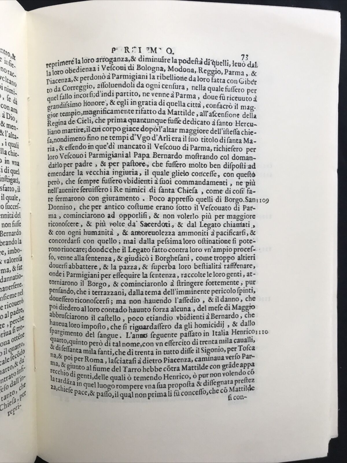 HISTORIA DELLA CITTÀ DI PARMA DESCRITTIONE DEL FIUME PARMA, Bonaventura Angeli