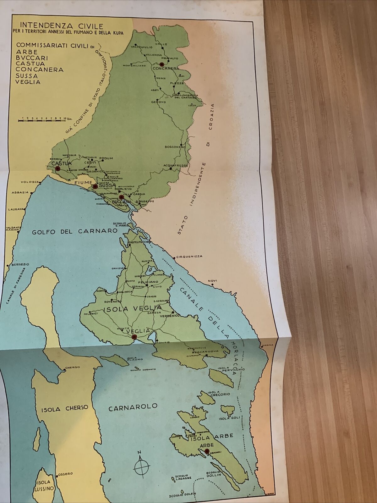 Amministrazione intendenza civile per i territori annessi Fiumano e della Kupa #