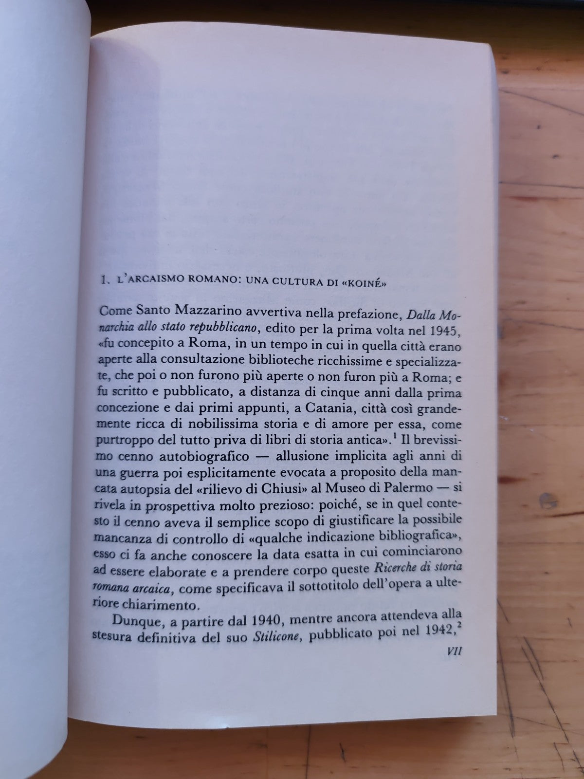 Dalla monarchia allo Stato Repubblicano, Santo Mazzarino. Bur Saggi Rizzoli 2001