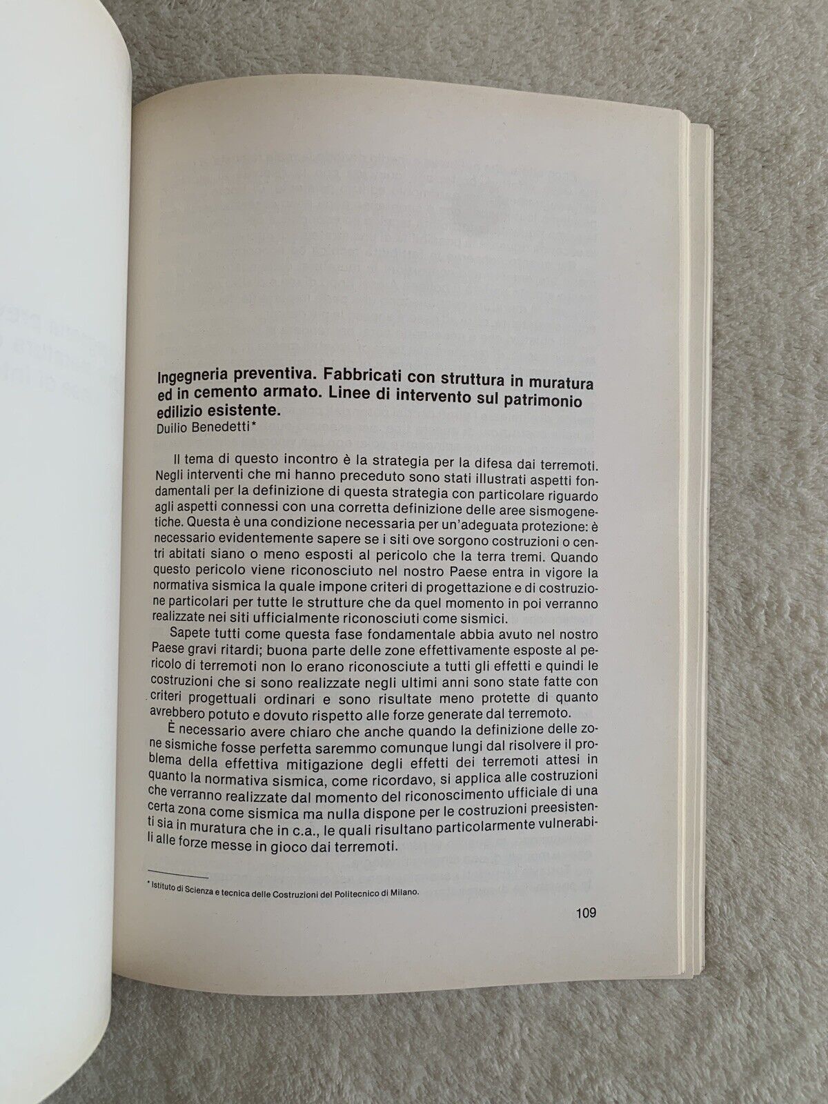 Zone sismiche e sismicità in Emilia-Romagna strategia difesa dai terremoti 1981