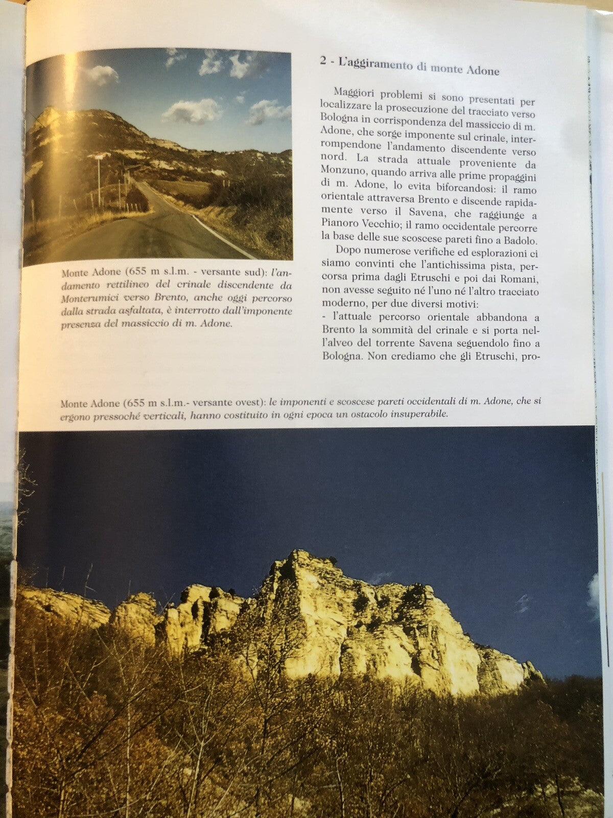 La strada Bologna-Fiesole del II secolo a.c. Flaminia militare, C. Agostini 2000