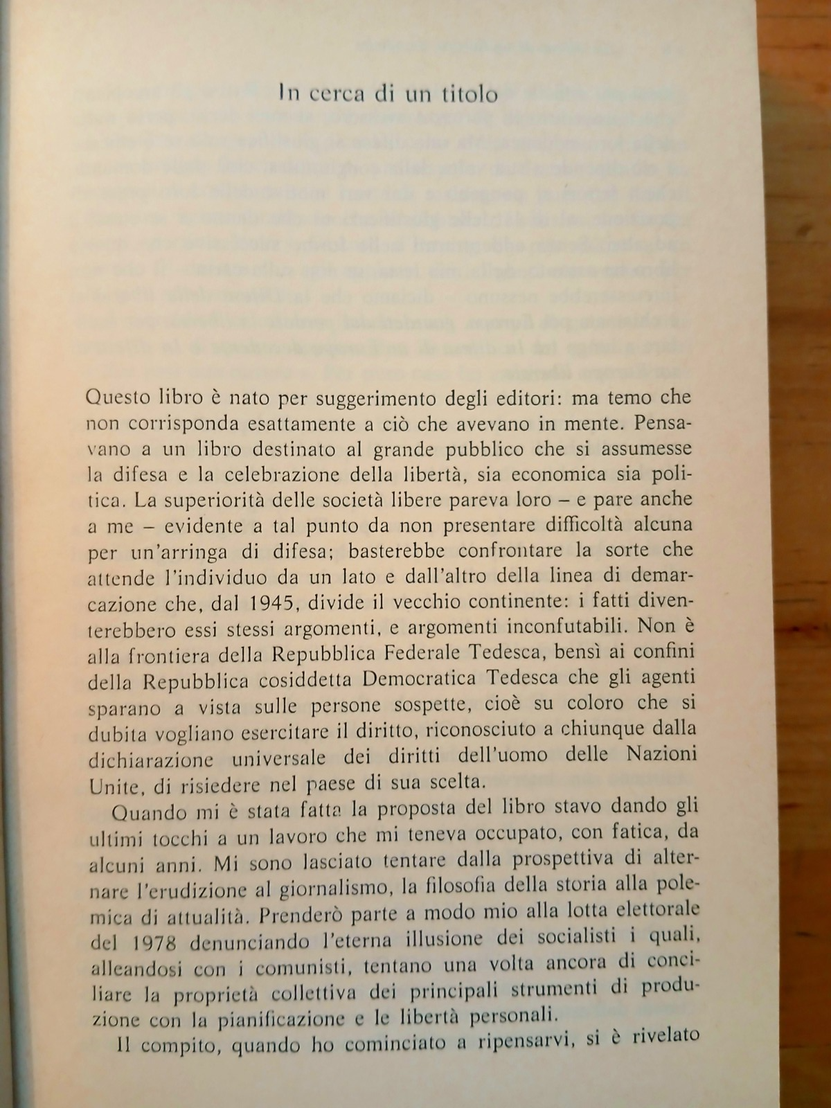 Raymond Aron in difesa di un Europa decadente - Mondadori 1978