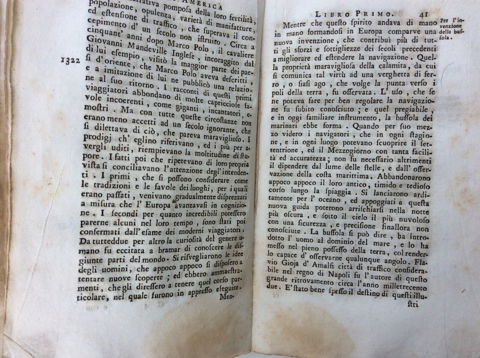 STORIA DI AMERICA, GUGLIELMO ROBERTSON, presso GIOVANNI GATTI, VENEZIA 1778