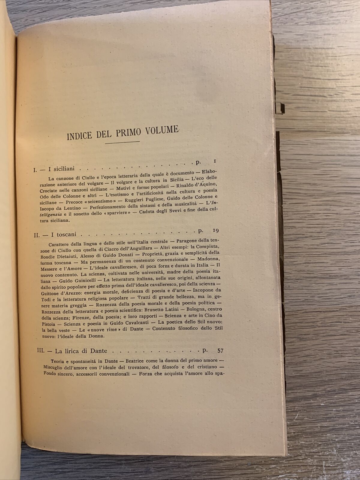 Storia della letteratura italiana vol. 1. Francesco de Sanctis. Laterza 1949