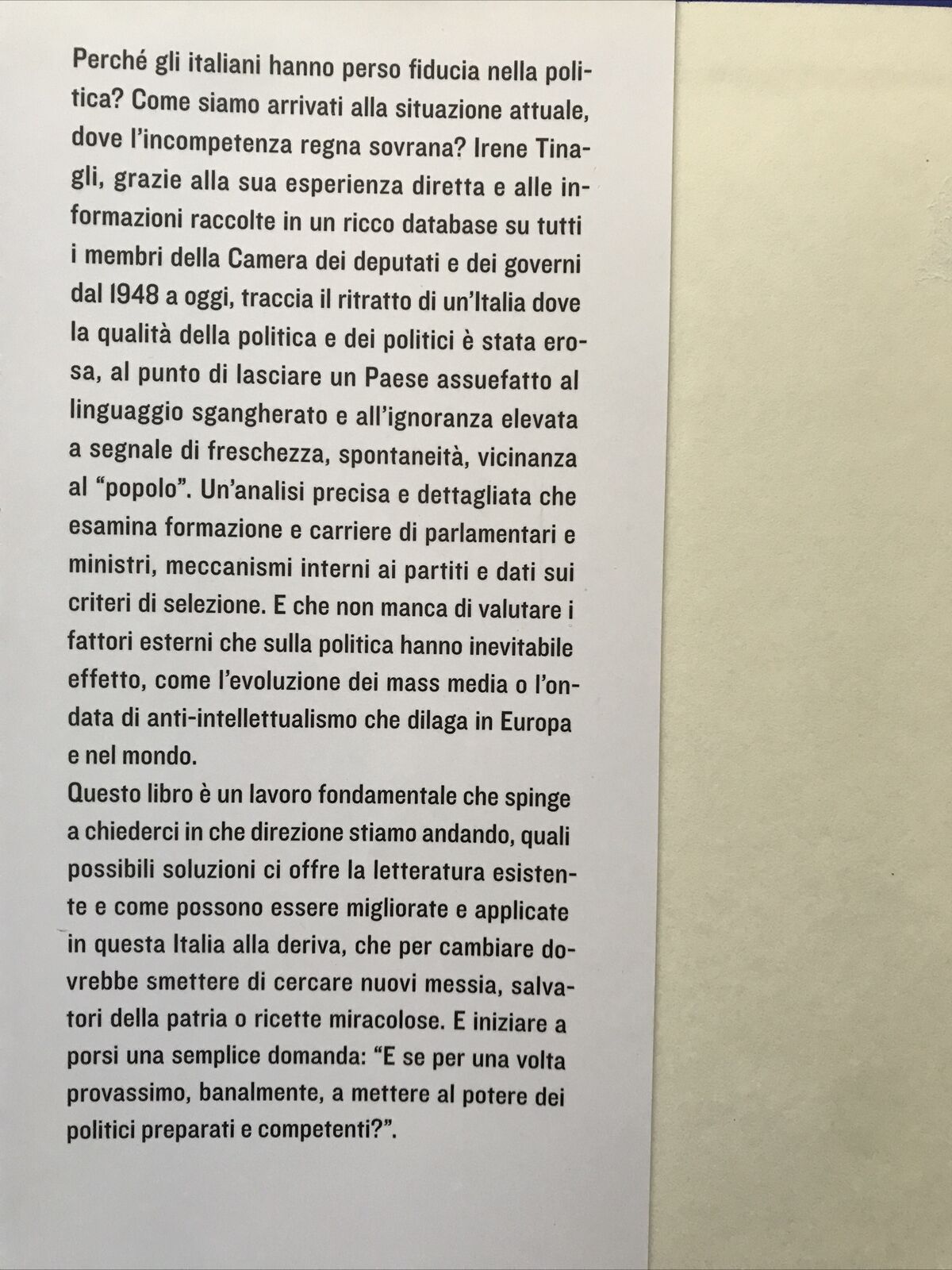 LA GRANDE IGNORANZA, Irene Tinagli - RIZZOLI
