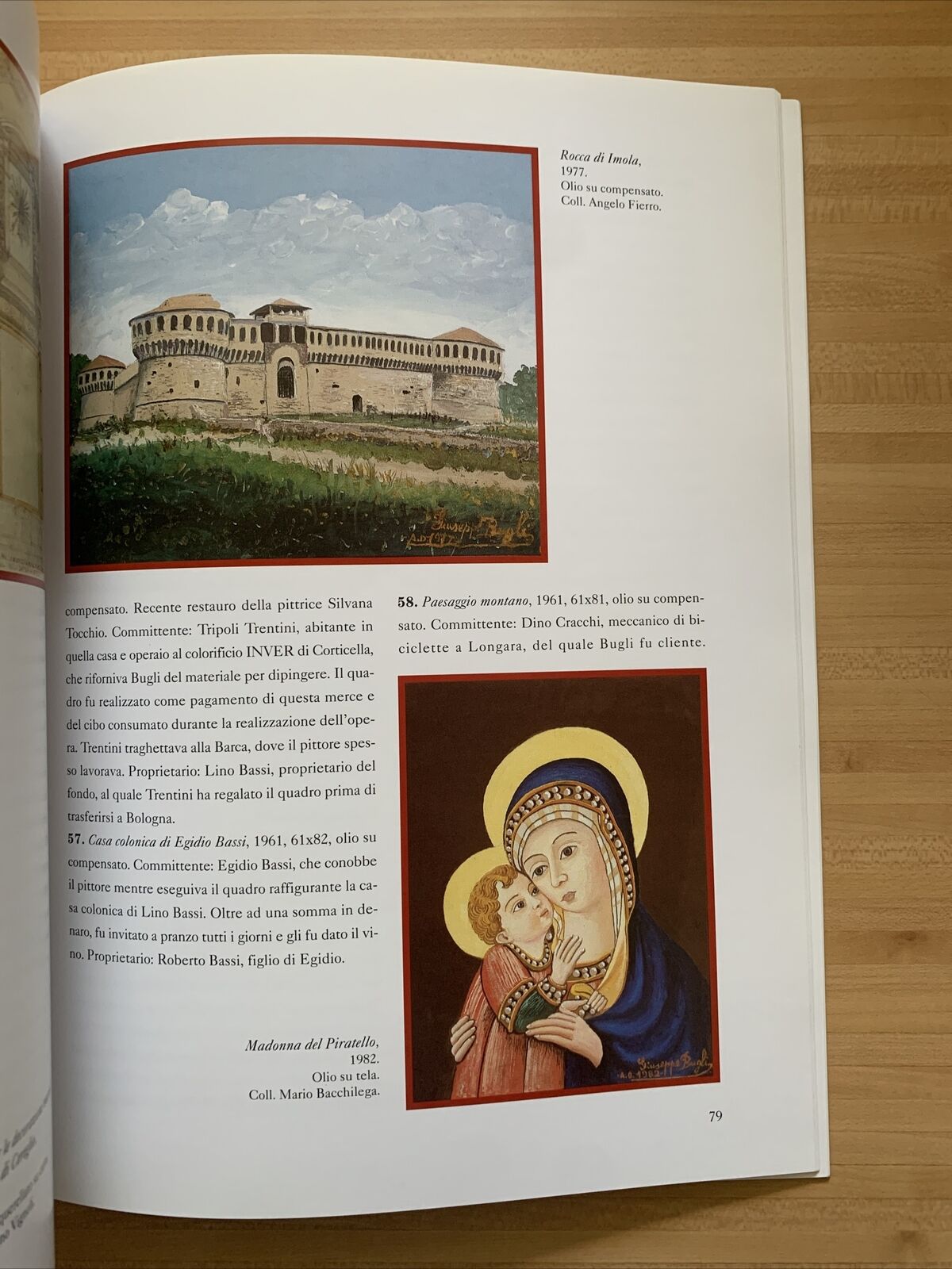 GIUSEPPE BUGLI - MOSTRA ANTOLOGICA COMUNE DI CASTEL MAGGIORE 1998 #