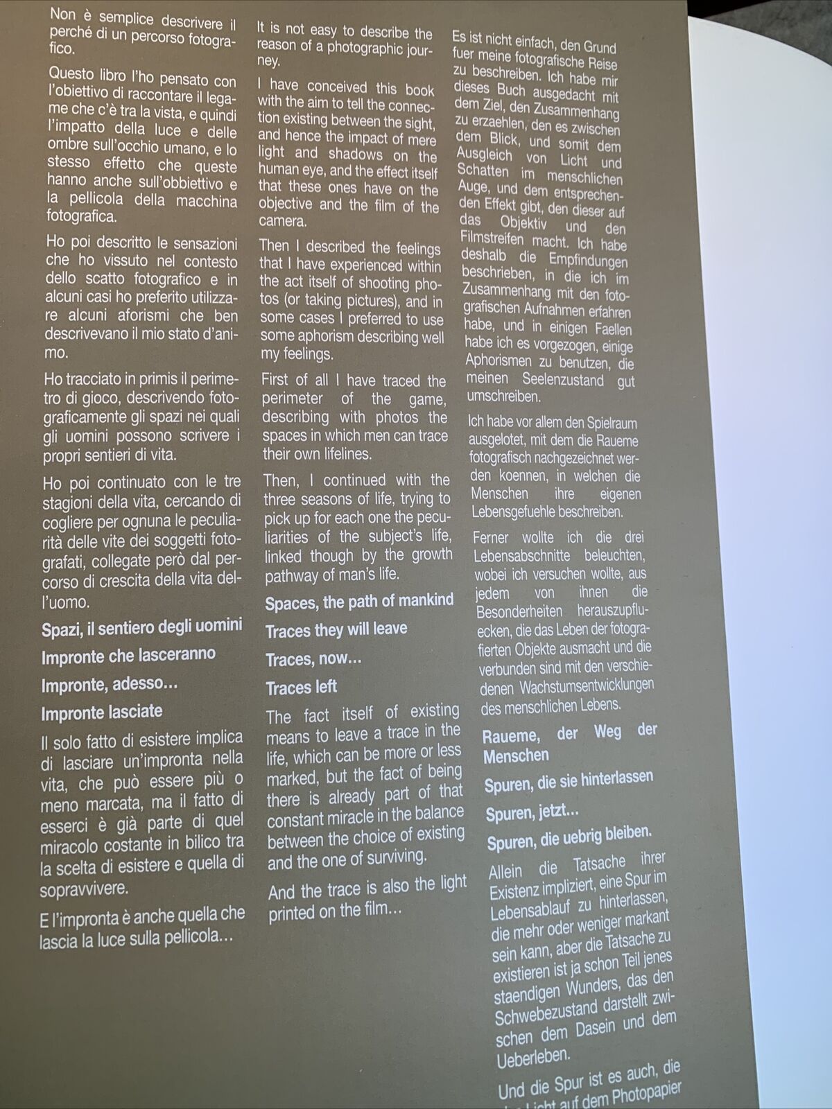 IMPRONTE DI LUCE - Stefano Schrievers. In viaggio nelle terre degli Uomini 2006#